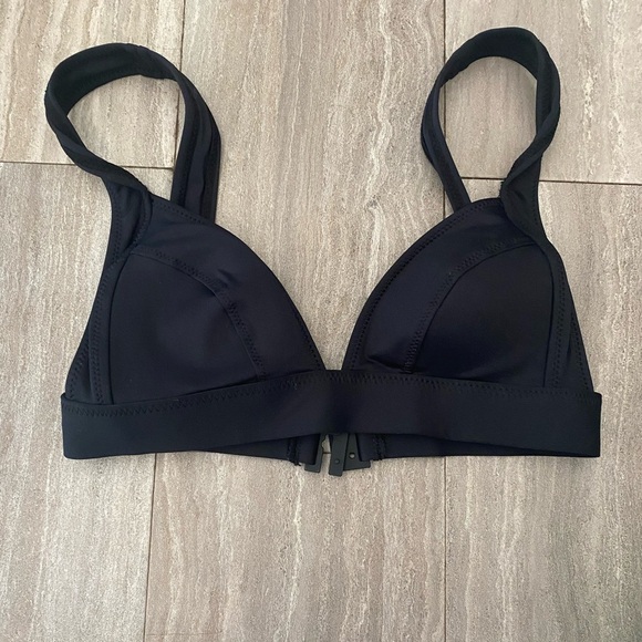 Nwot Country Road Australia Black Resort Triangle Panel Bikini Top Women’s XXS - Picture 2 of 6